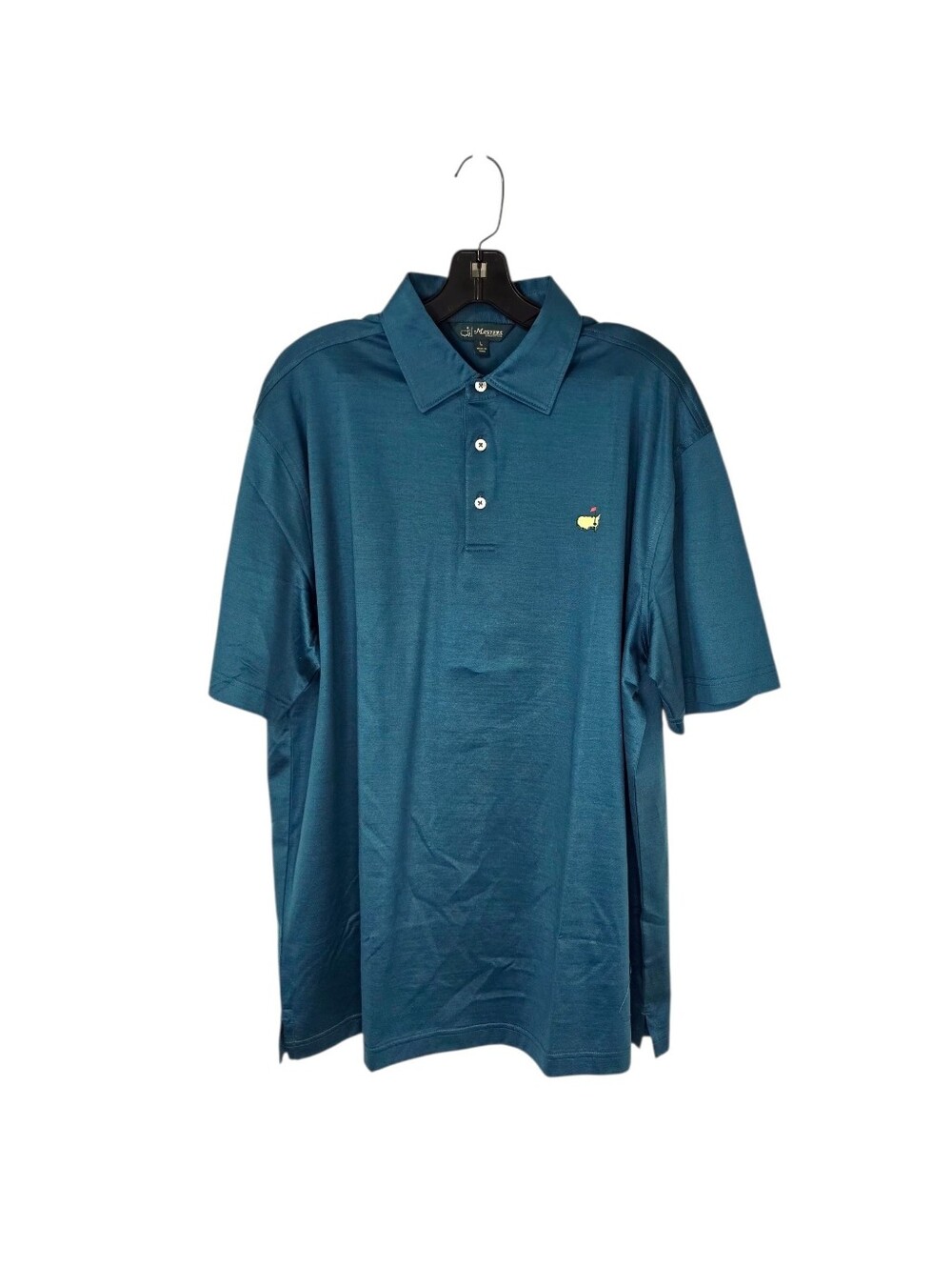 The Masters Polo Shirt Mens L Teal Green  Augusta National Golf NWOT